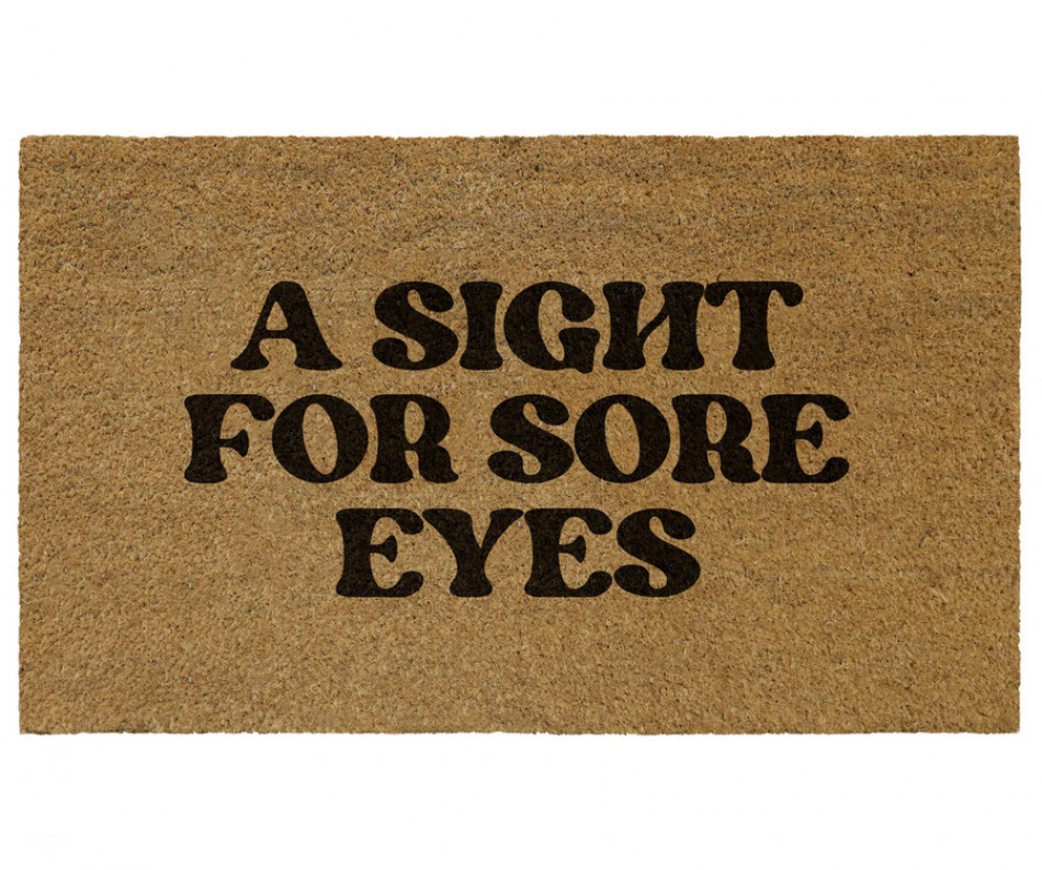 'Sight for Sore Eyes' Aussie Slang Doormat 75x45cm